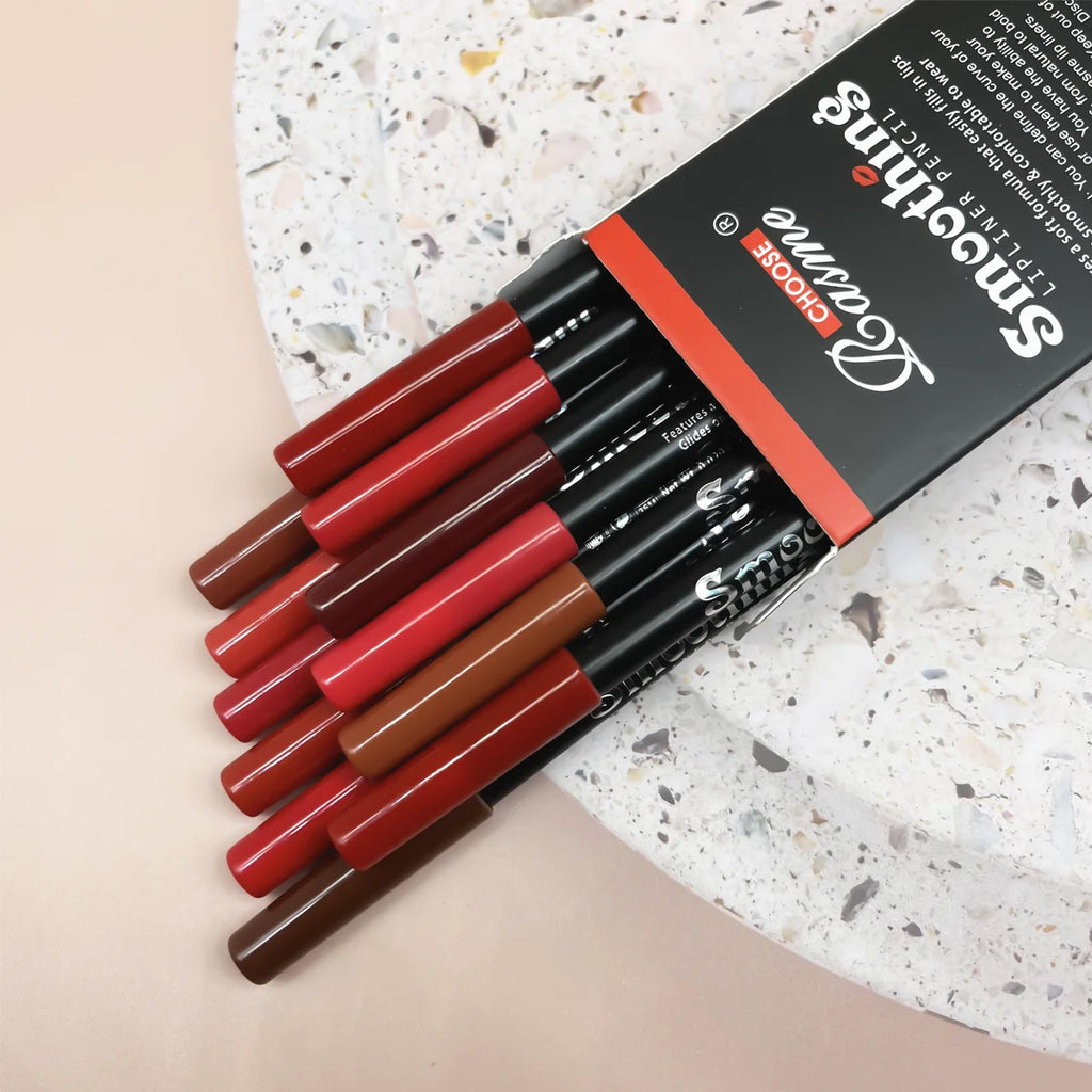 CHOOSE RASME Long-Lasting Lip Liner (12-Piece Set)