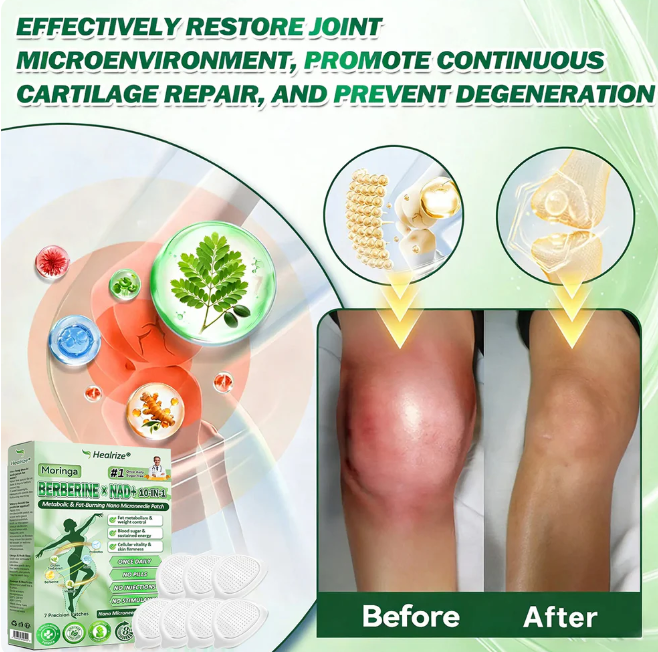 LBMLBM™ Moringa·Berberine × NAD+ 10-in-1 Nano Microneedle Patch Daily, Visible Results in 7 Days For Weight, Skin, Diabetes & Joint Health