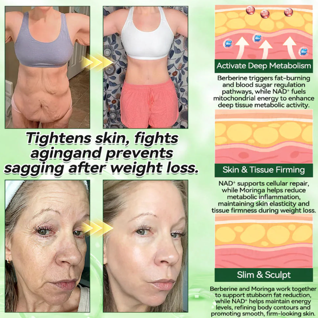 LBMLBM™ Moringa·Berberine × NAD+ 10-in-1 Nano Microneedle Patch Daily, Visible Results in 7 Days For Weight, Skin, Diabetes & Joint Health