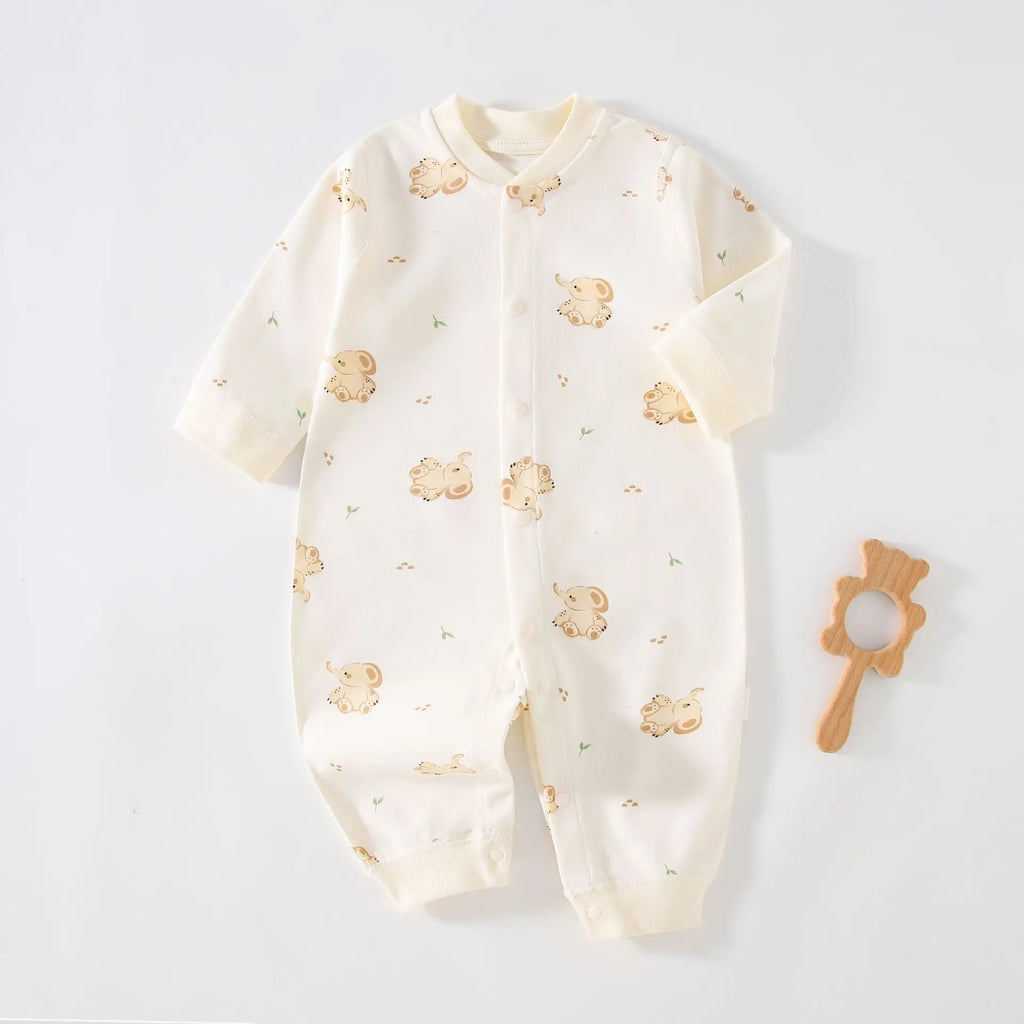 Baby Animal Print Cotton Romper