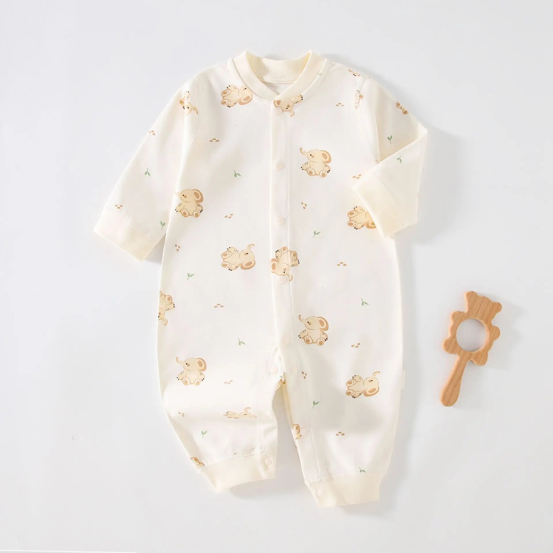 Baby Animal Print Cotton Romper