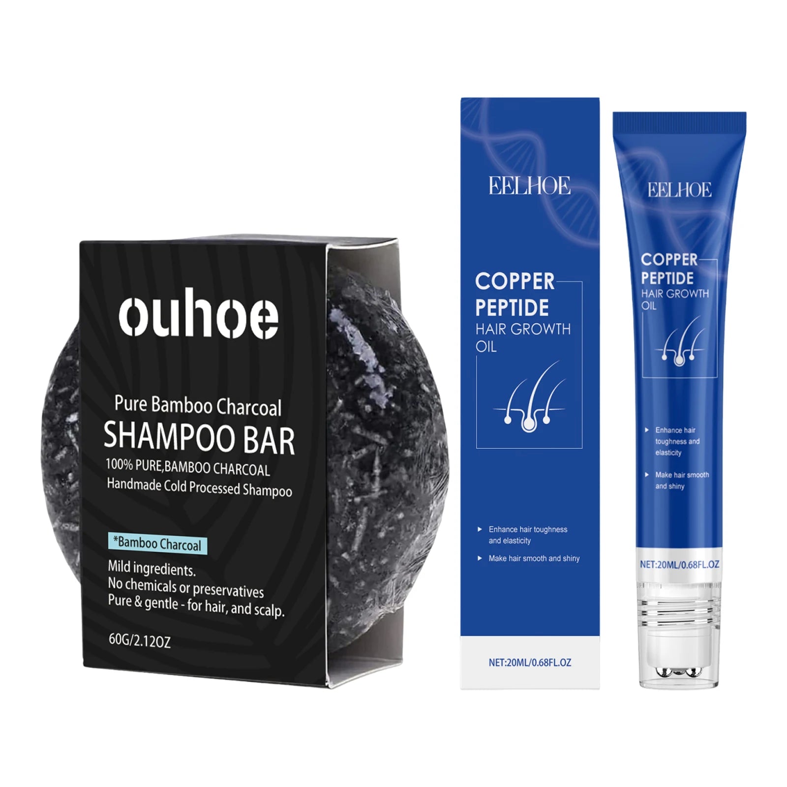 Ouhoe Bamboo Charcoal Shampoo Soap