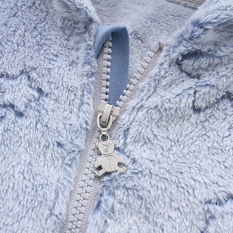 childdkivy Cartoon Hooded Baby Romper