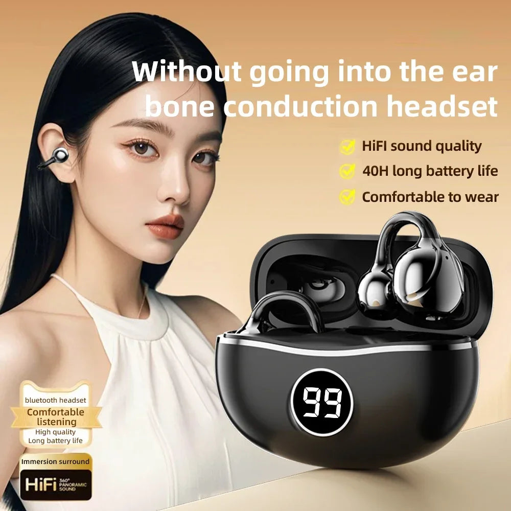 2026 Wireless Air-Bone Conduction Sports Earphones