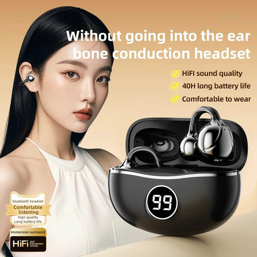 2026 Wireless Air-Bone Conduction Sports Earphones