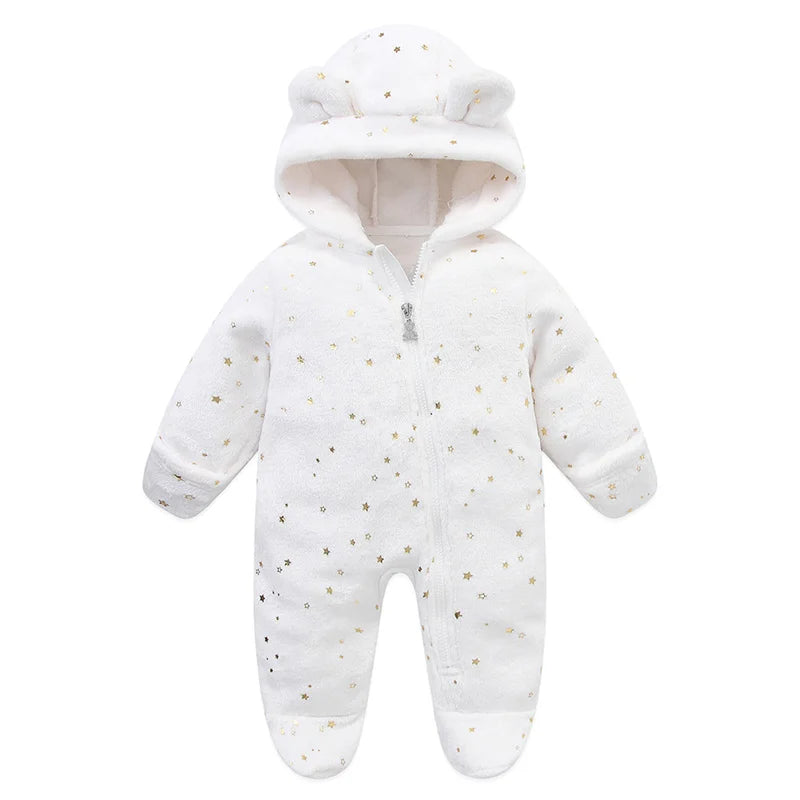 childdkivy Cartoon Hooded Baby Romper
