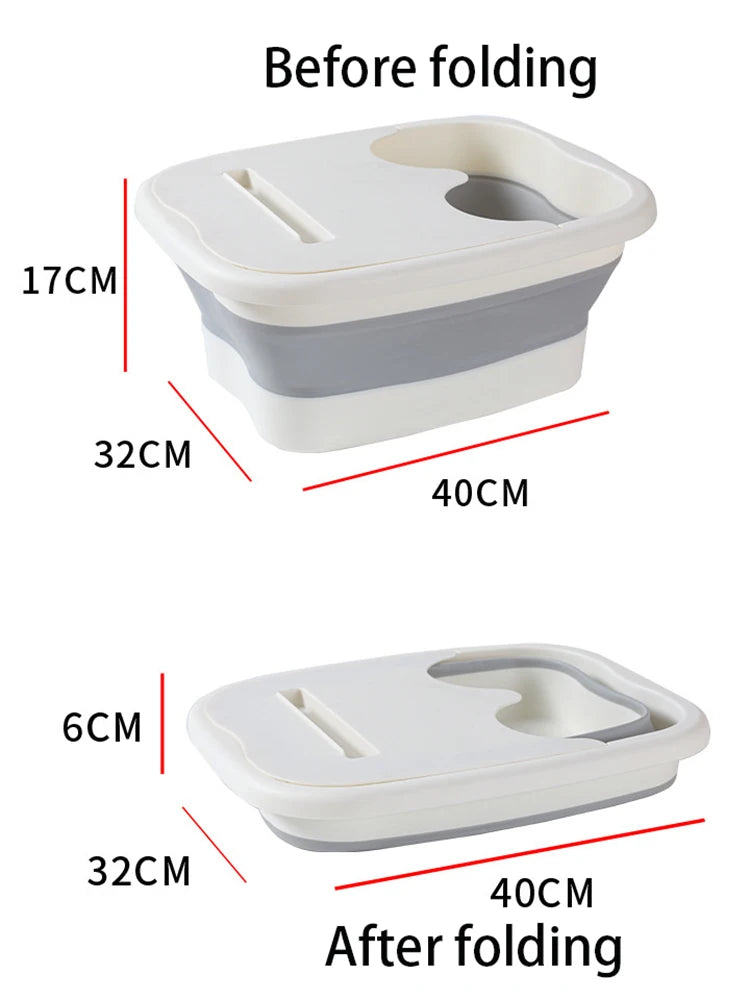 Foldable Foot Bath Massage Basin