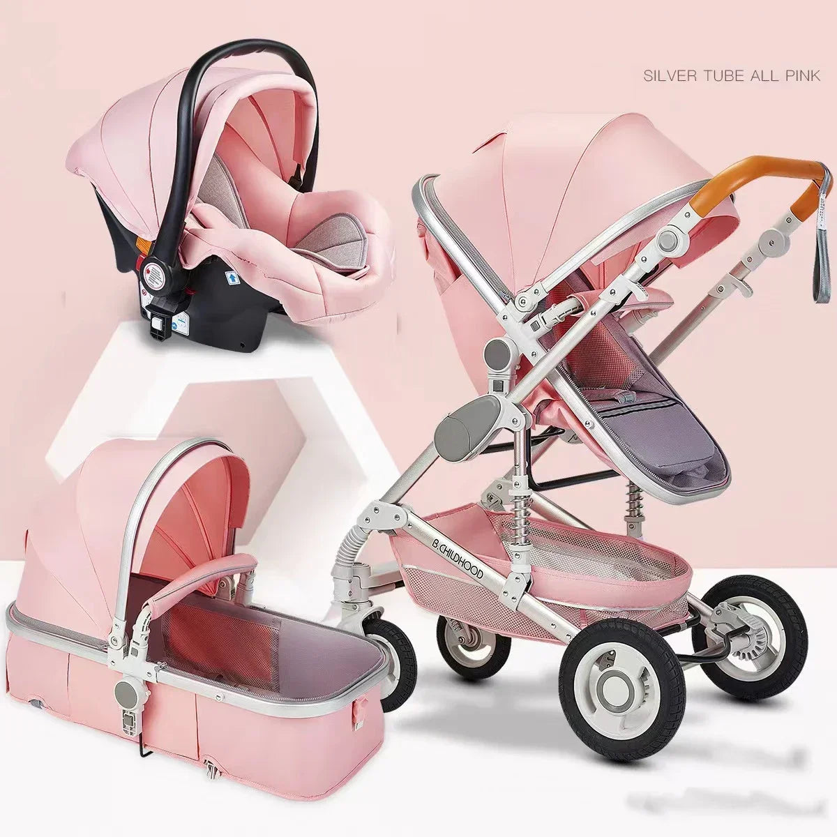 3-in-1 Foldable Baby Stroller / Pushchai