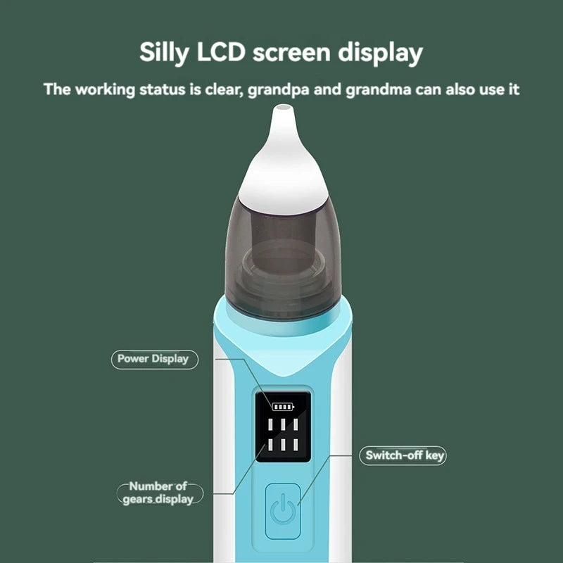 Electric nasal aspirator for children
