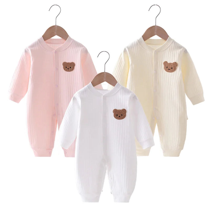 Bratyeessi Baby Cotton Hooded Romper