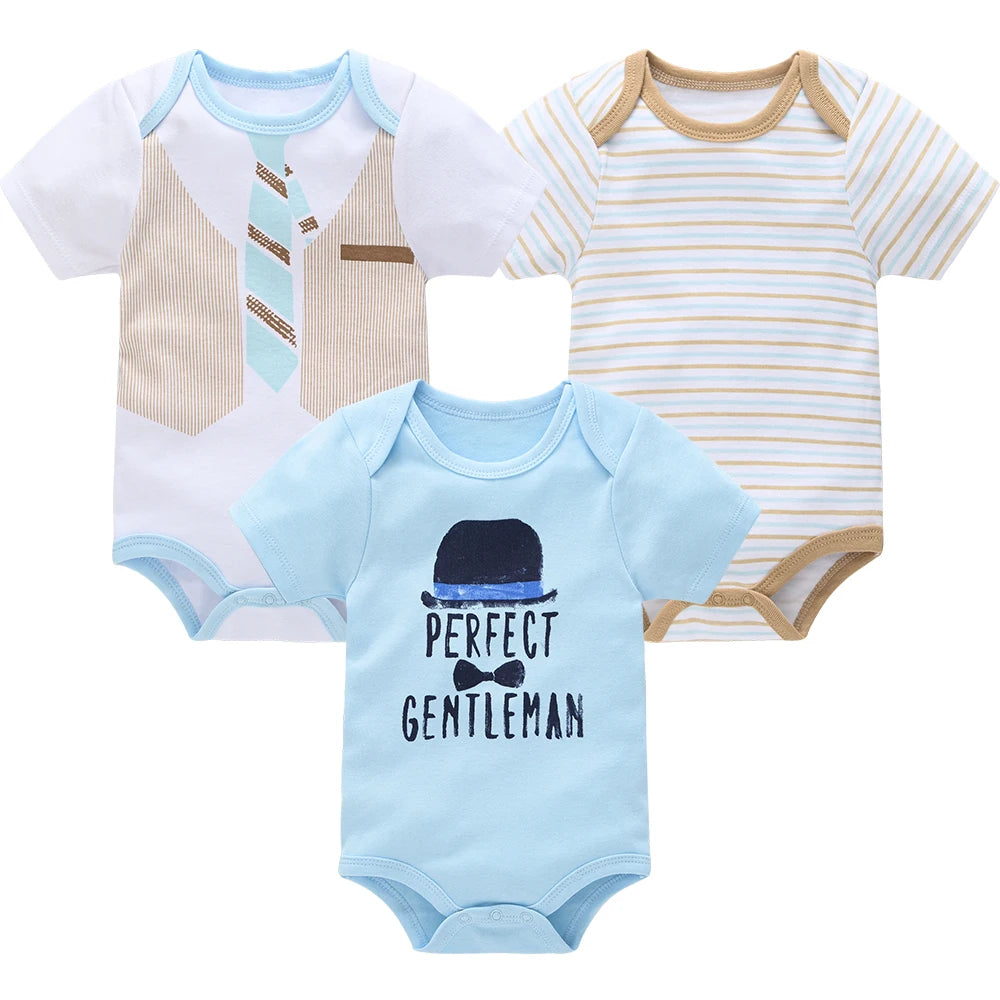 KAVKAS 3-Piece Baby Boy Summer Set