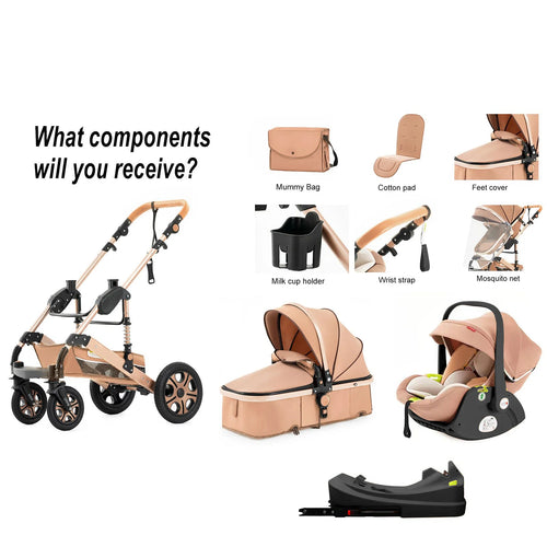 3-in-1 Multifunctional Baby Stroller &amp; Travel System