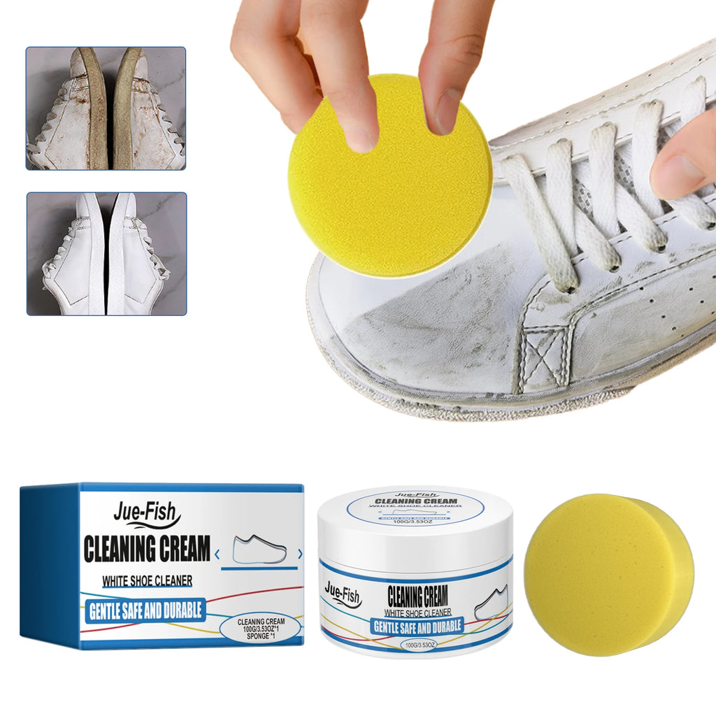 Jue-Fish Shoe Cleaning Cream – Deep Clean & Long-Lasting Care