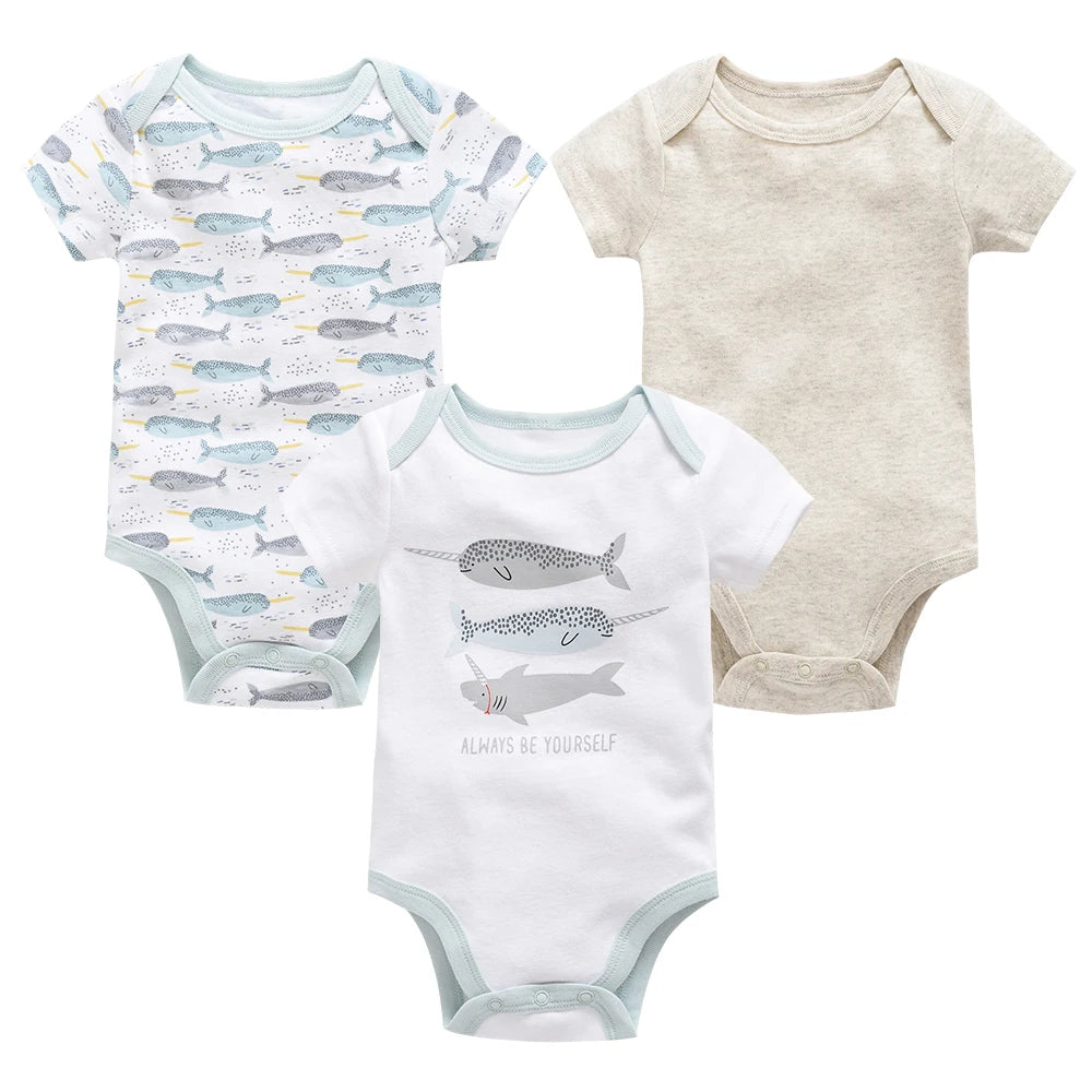 KAVKAS 3-Piece Baby Boy Summer Set