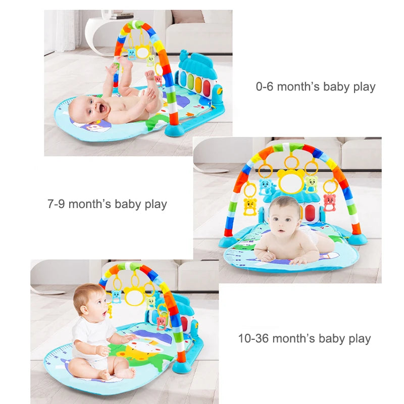MoShuBe Musical Baby Activity Gym Play Mat