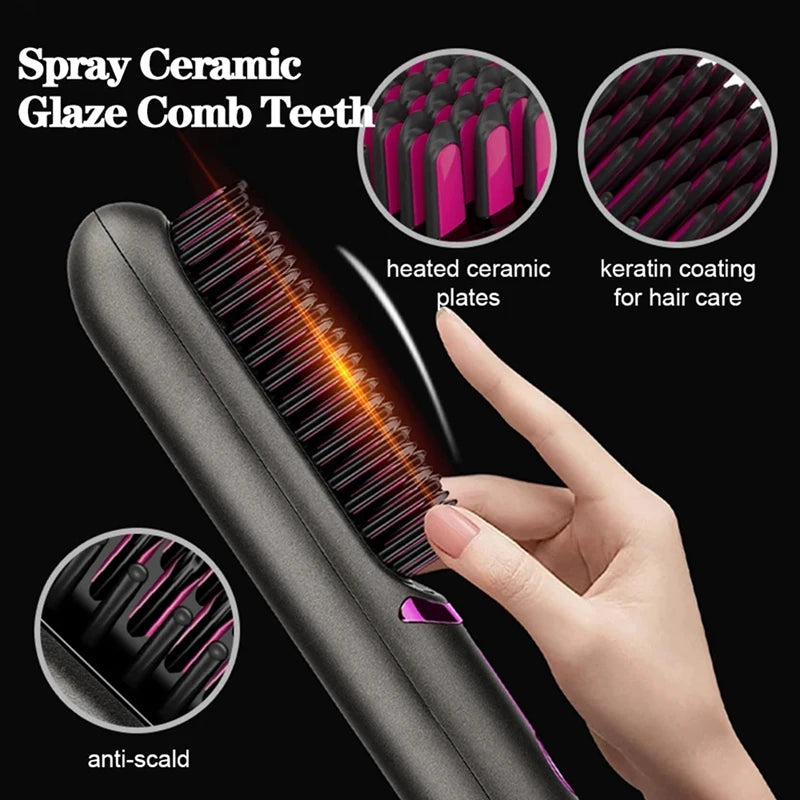 FGHGF Cordless Hair Straightening Comb