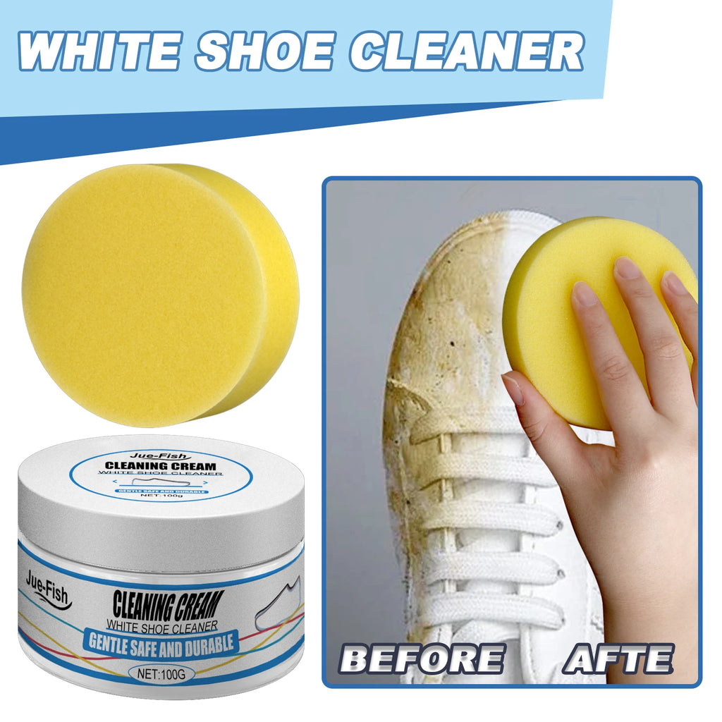 Jue-Fish Shoe Cleaning Cream – Deep Clean & Long-Lasting Care