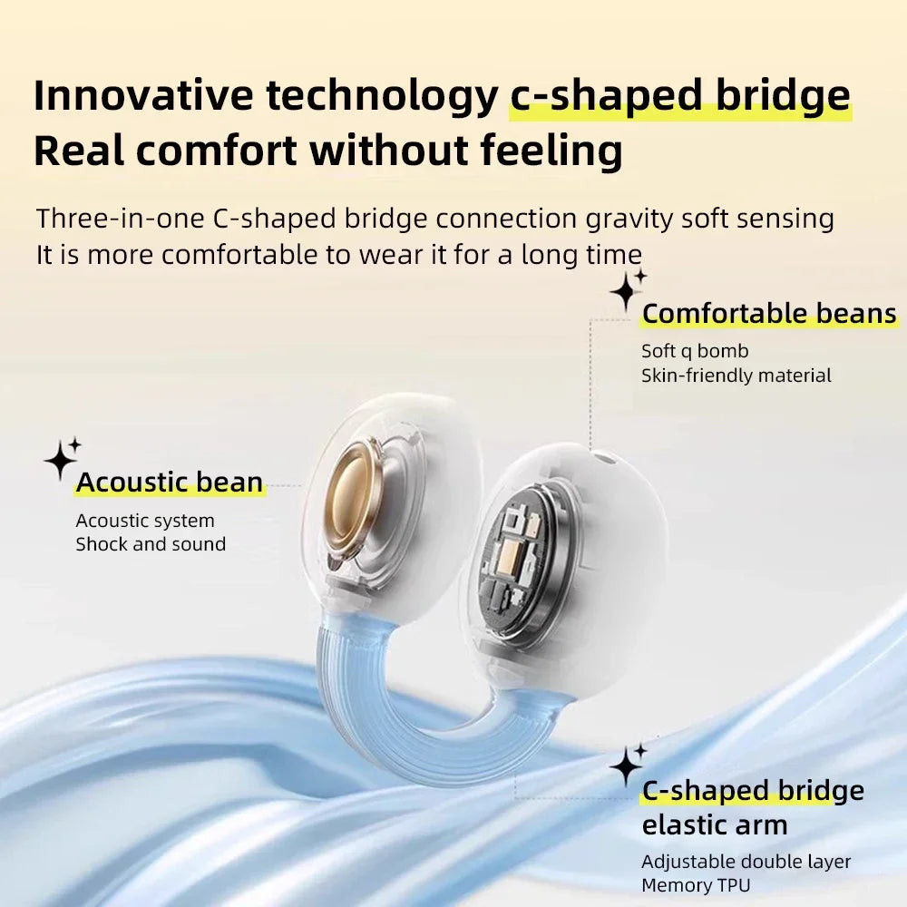 2026 Wireless Air-Bone Conduction Sports Earphones