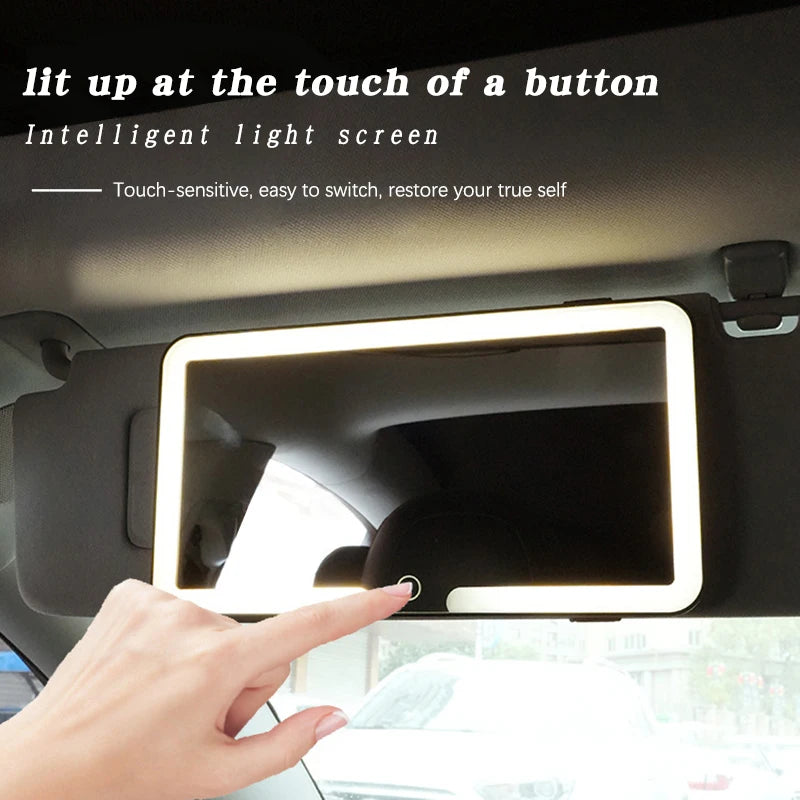 GlowView LED Car Mirror