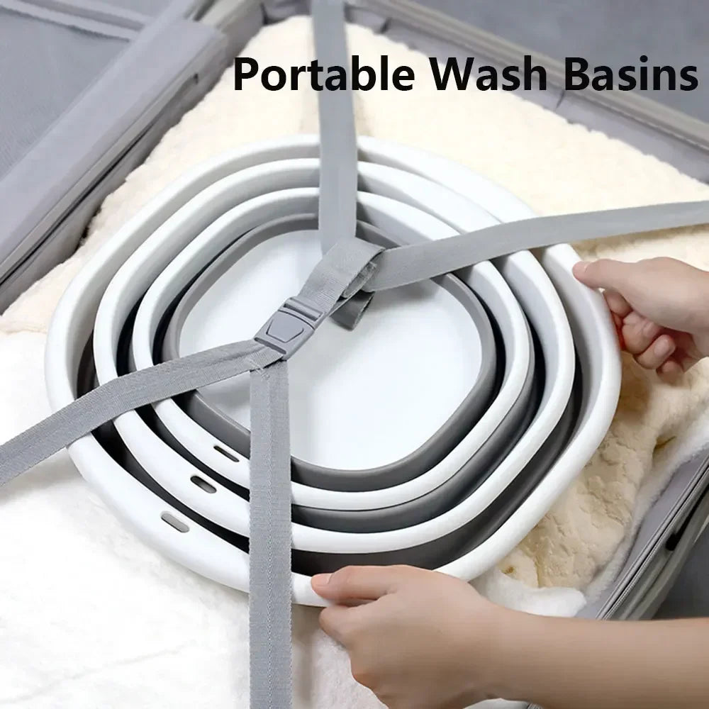 Foldable Plastic Wash Basin