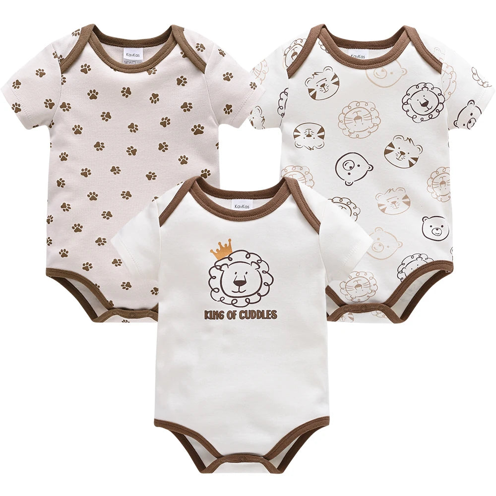 KAVKAS 3-Piece Baby Boy Summer Set