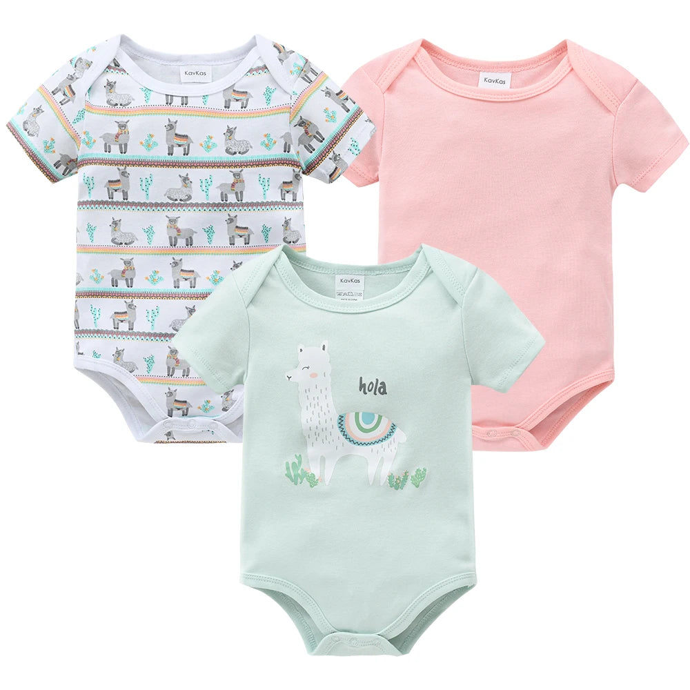 KAVKAS 3-Piece Baby Boy Summer Set