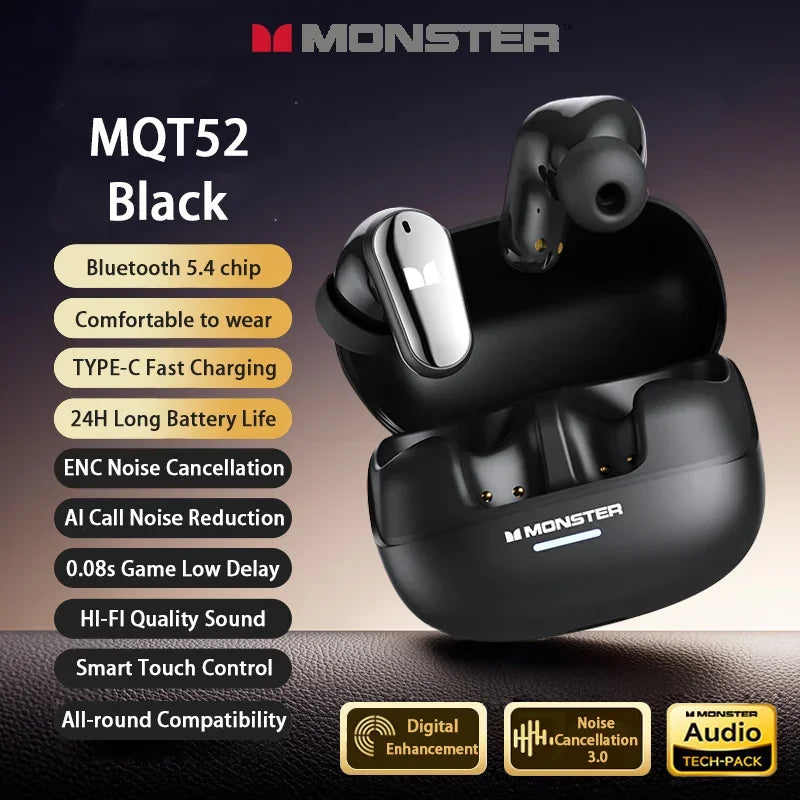 MONSTER MQT52 TWS In-Ear Bluetooth Earphones