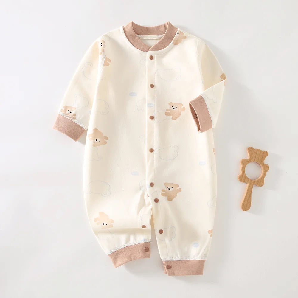 Baby Animal Print Cotton Romper