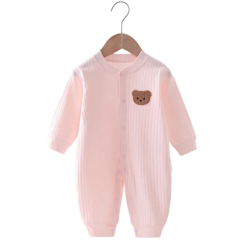 Bratyeessi Baby Cotton Hooded Romper