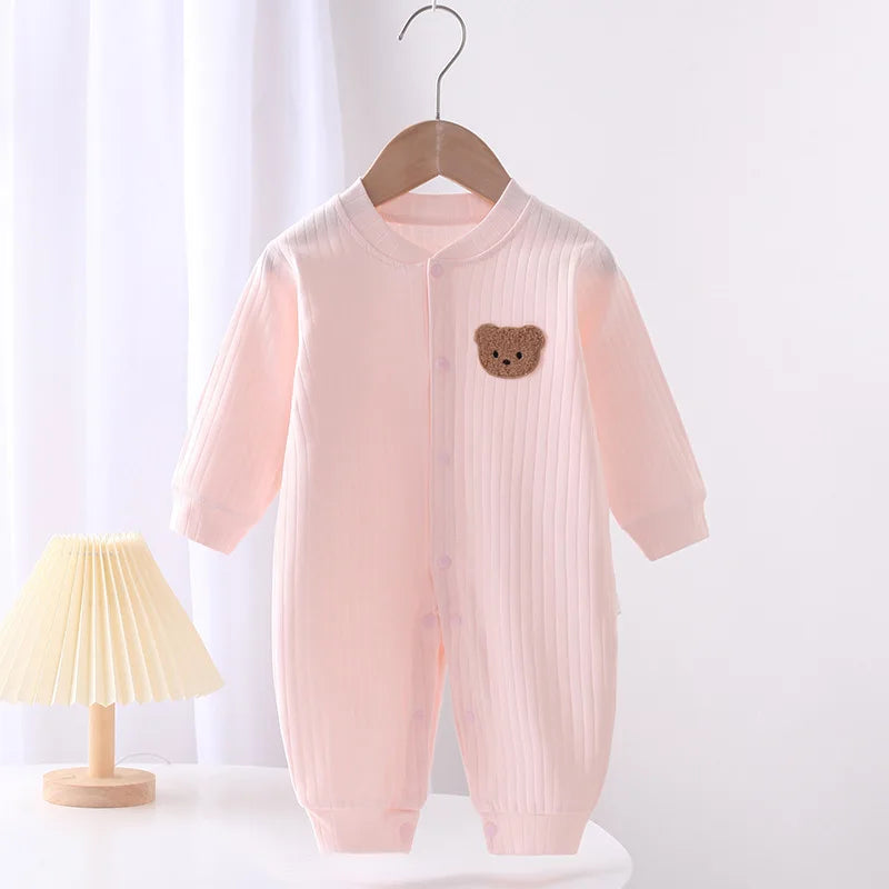 Bratyeessi Baby Cotton Hooded Romper