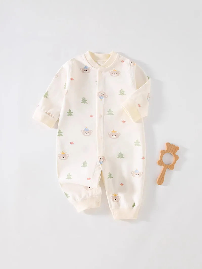 Baby Animal Print Cotton Romper