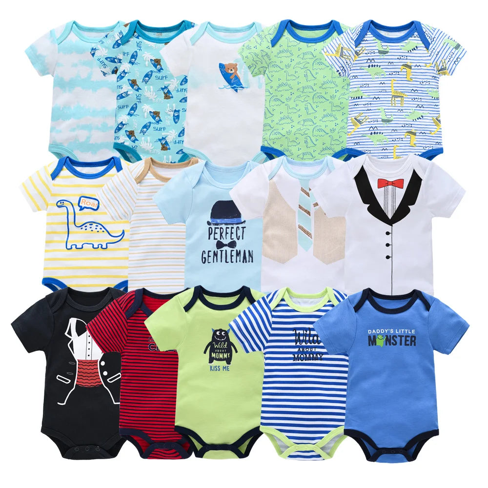 KAVKAS 3-Piece Baby Boy Summer Set
