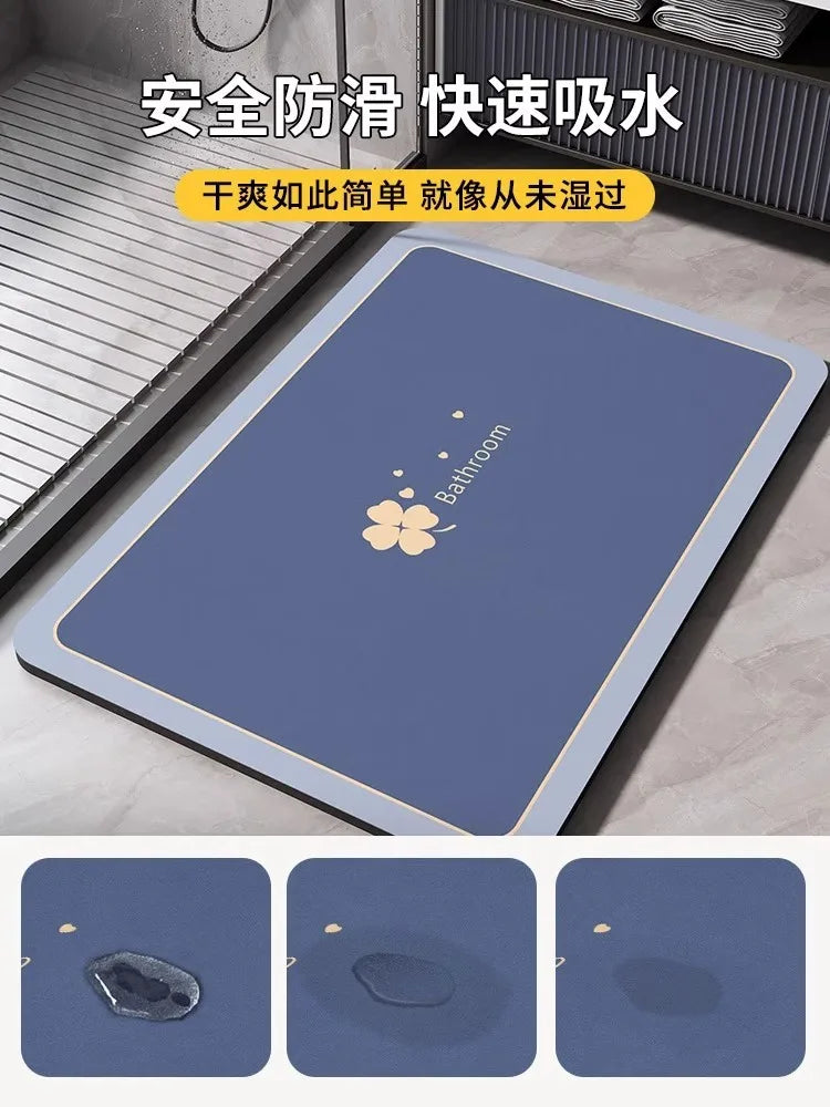 Eco-Friendly Diatom Mud Bathroom Mat