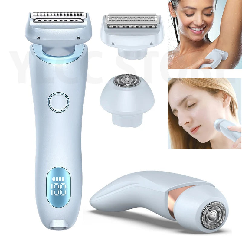 MLG 2-in-1 Electric Epilator & Body Trimmer for Women