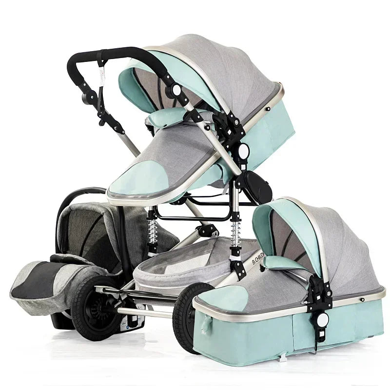 3-in-1 Foldable Baby Stroller / Pushchai