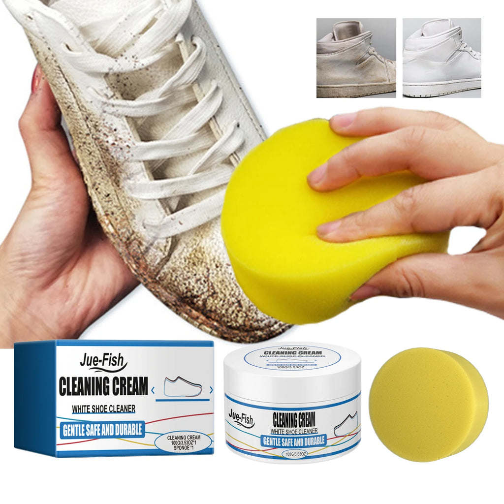 Jue-Fish Shoe Cleaning Cream – Deep Clean & Long-Lasting Care