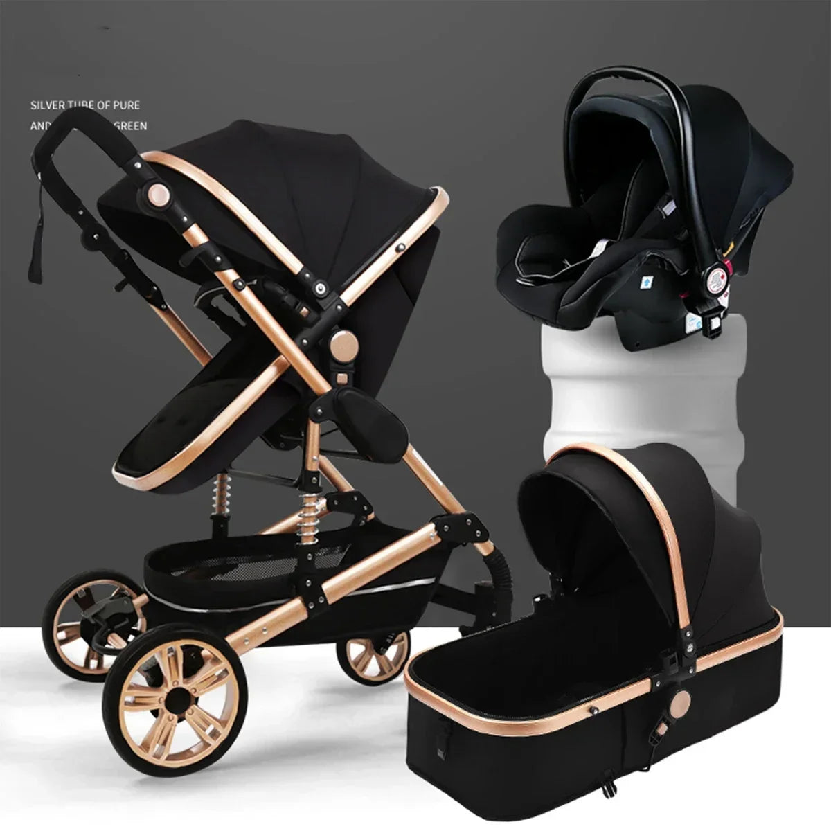 3-in-1 Foldable Baby Stroller / Pushchai