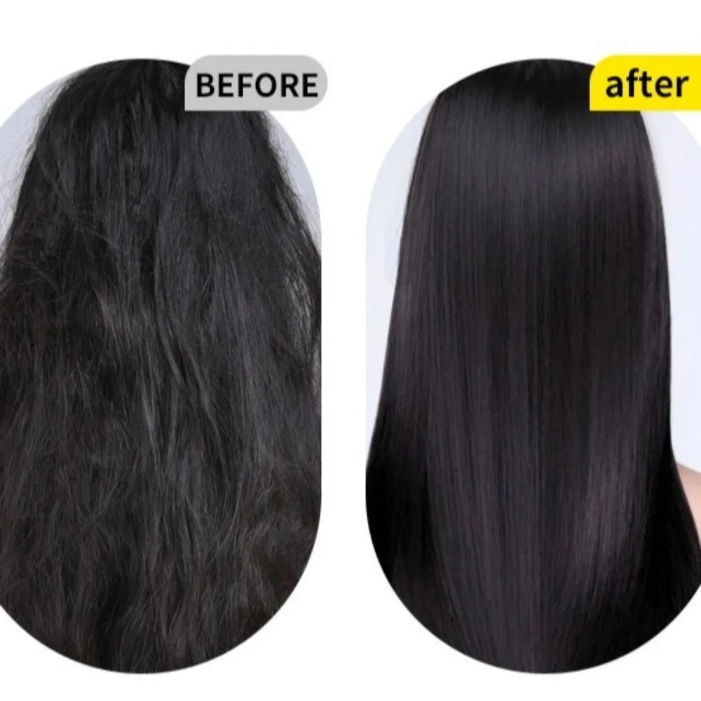 Electric Hair Straightener Brush – Cordless & Portable