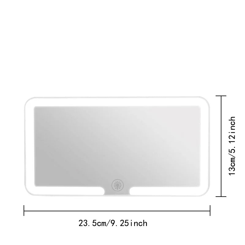 GlowView LED Car Mirror
