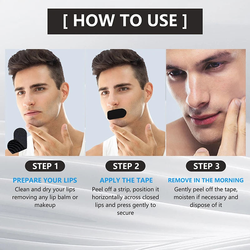 Anti-Snoring Sleep Mouth Tape – 30 PCS